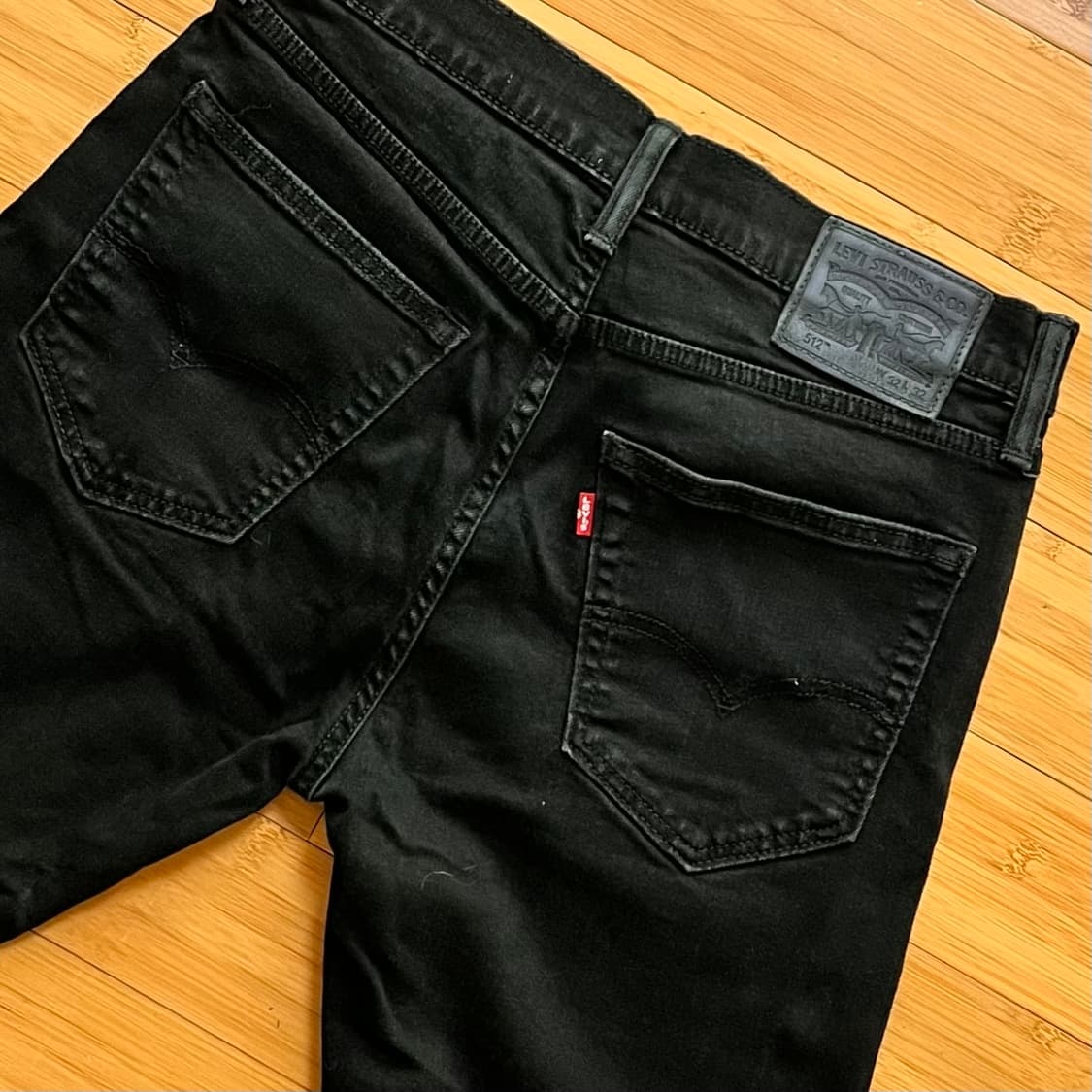 리바이스 512 블랙진 데님팬츠 W32 L32 상품이미지4