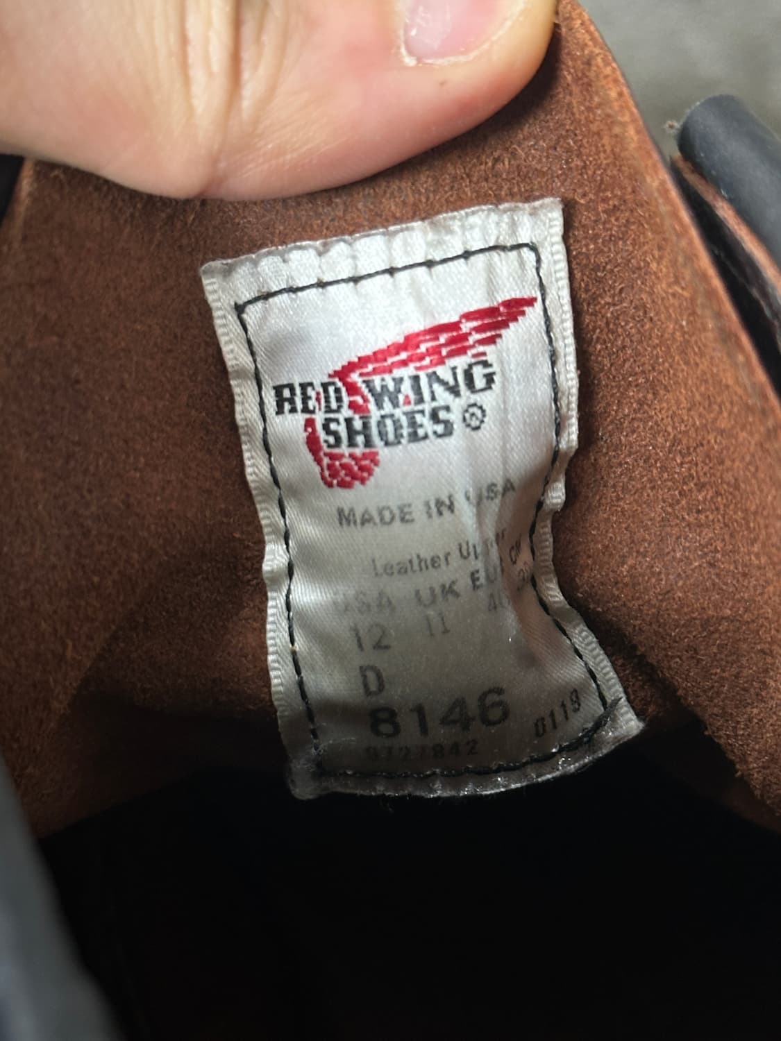 OG USA Made 레드윙 8146 목토 러프넥 빅사이즈 상품이미지10