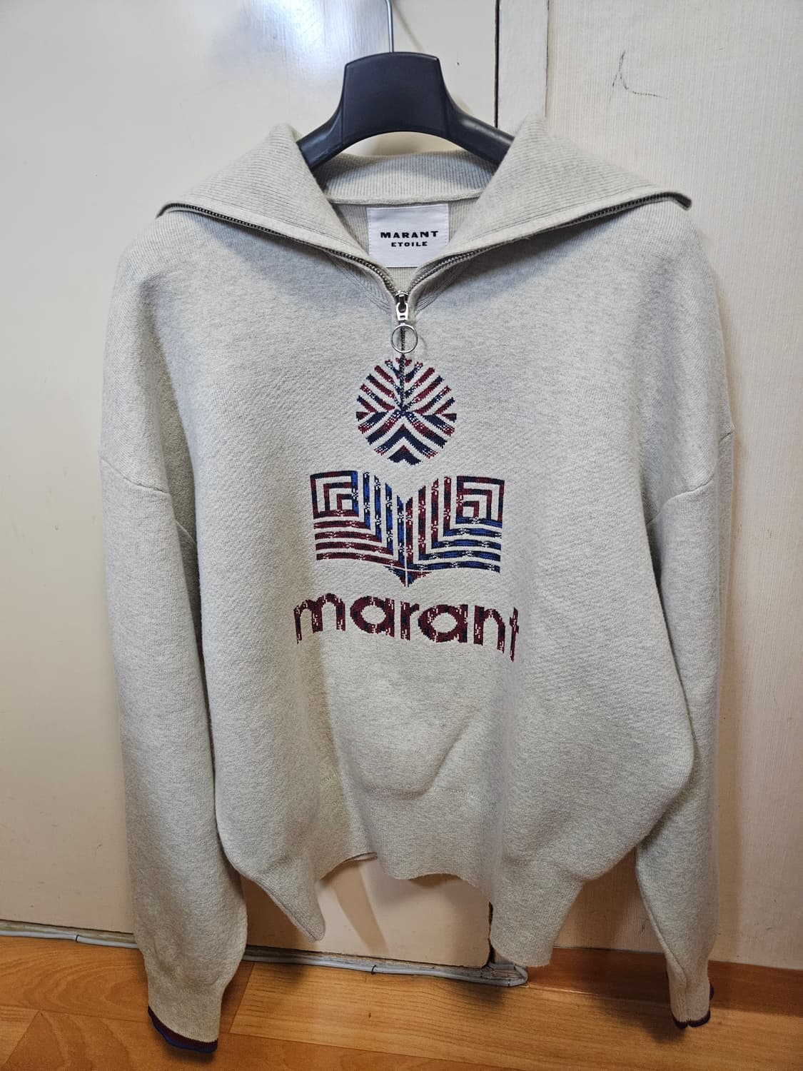 38) 이자벨 마랑 Isabel Marant 하프 지퍼 로고 니트 상품이미지2