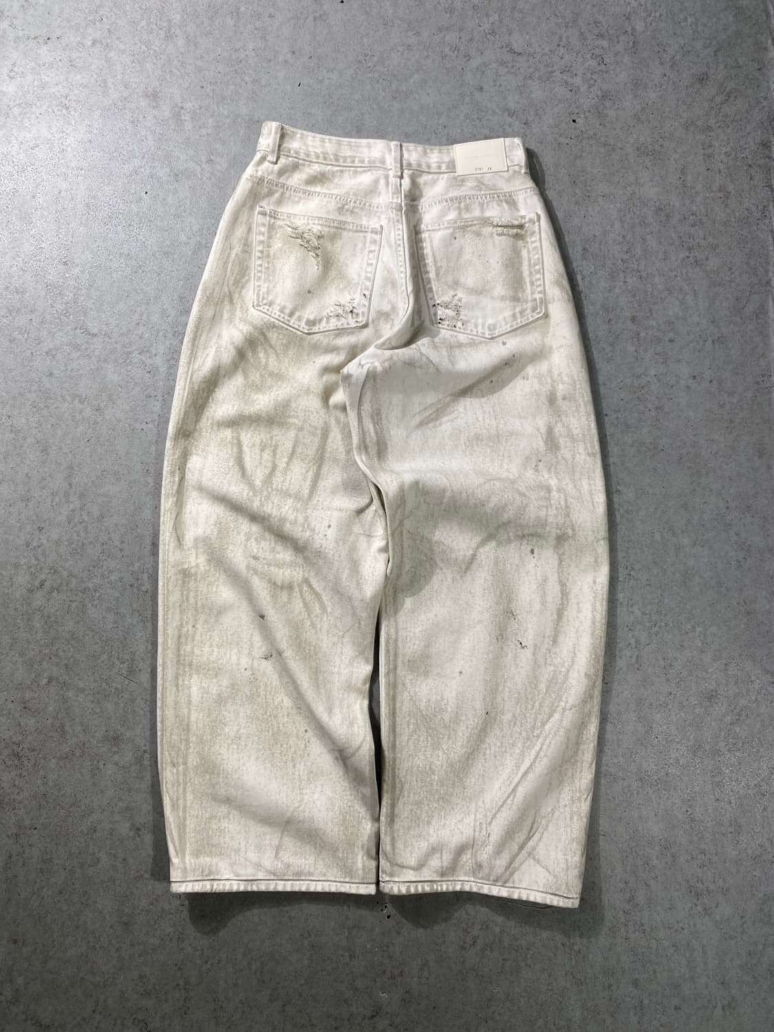 [28] Branded 브랜디드 인더스트리 더티워시드 와이드 데님팬츠 상품이미지5