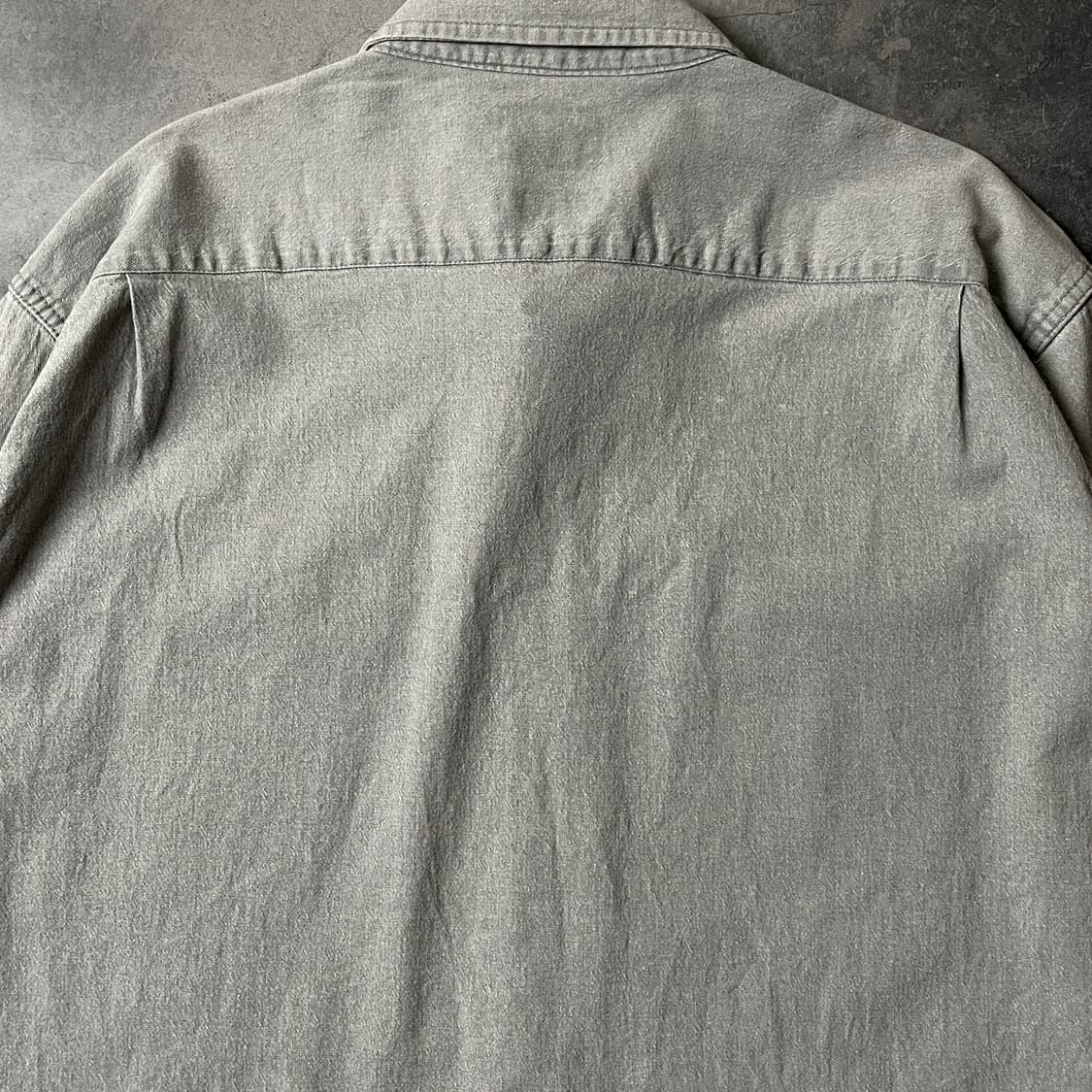 WRANGLER 랭글러 빈티지 그레이 코튼 워크셔츠 A00625 상품이미지8