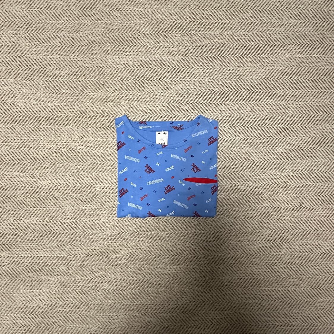 X-GIRL t-shirt 상품이미지1