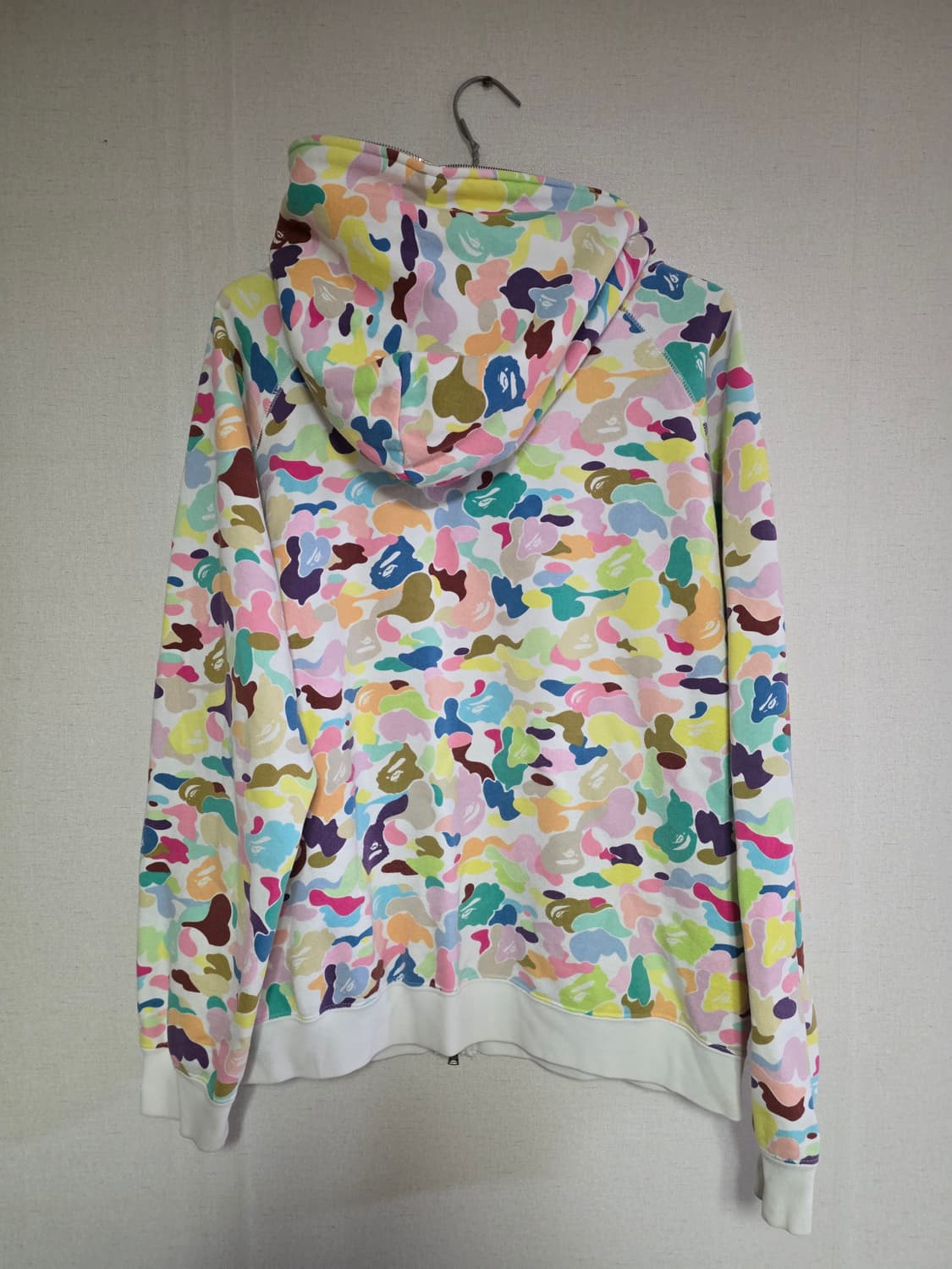 [Og M]베이프 멀티카모 후드집업 화이트 상품이미지2