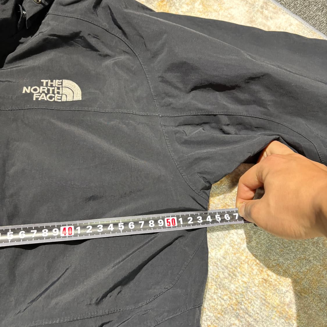 노스페이스 하이벤트 블랙 후드 바람막이 상품이미지9