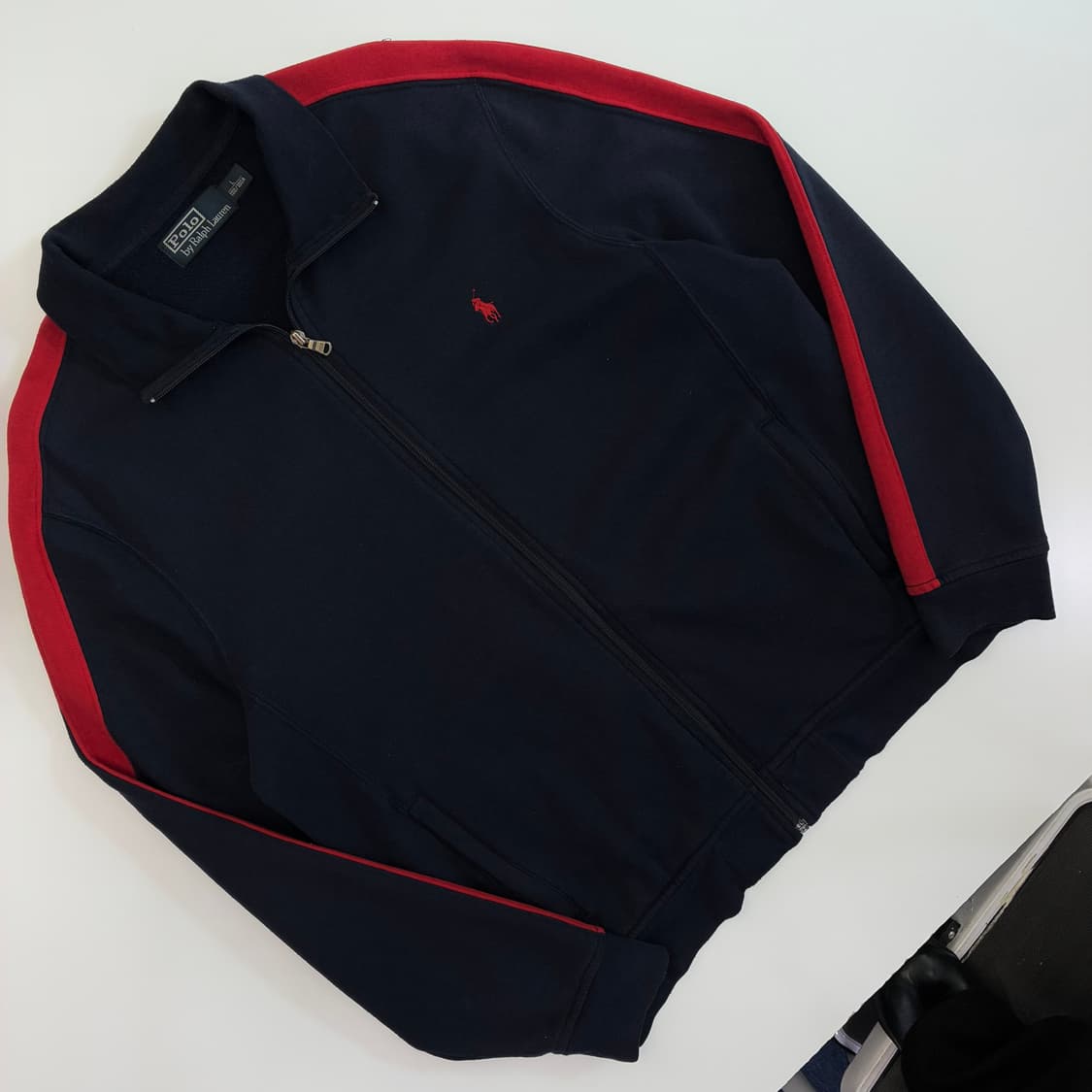 Polo  폴로 랄프로렌 자수 사이드라인 네이비 집업 상품이미지2