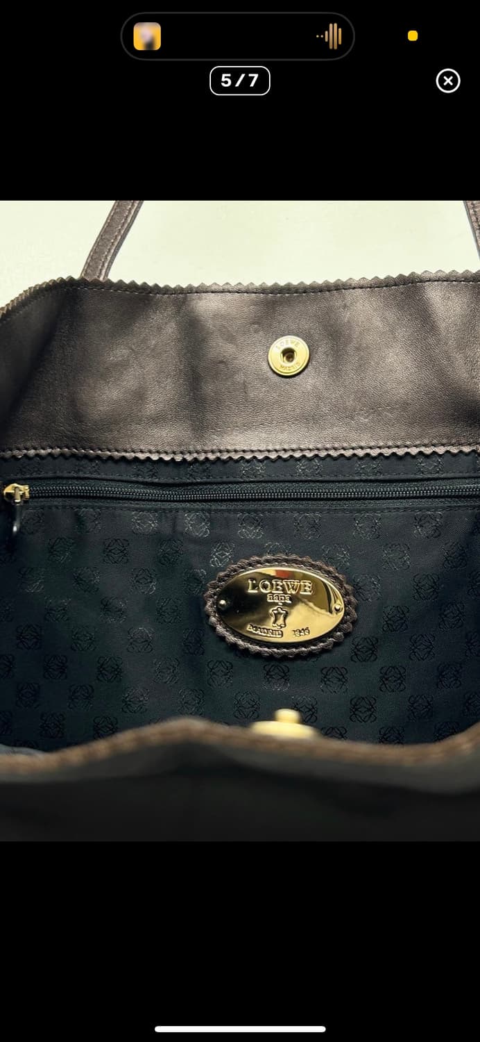 LOEWE 로에베 다크브라운 백 상품이미지5