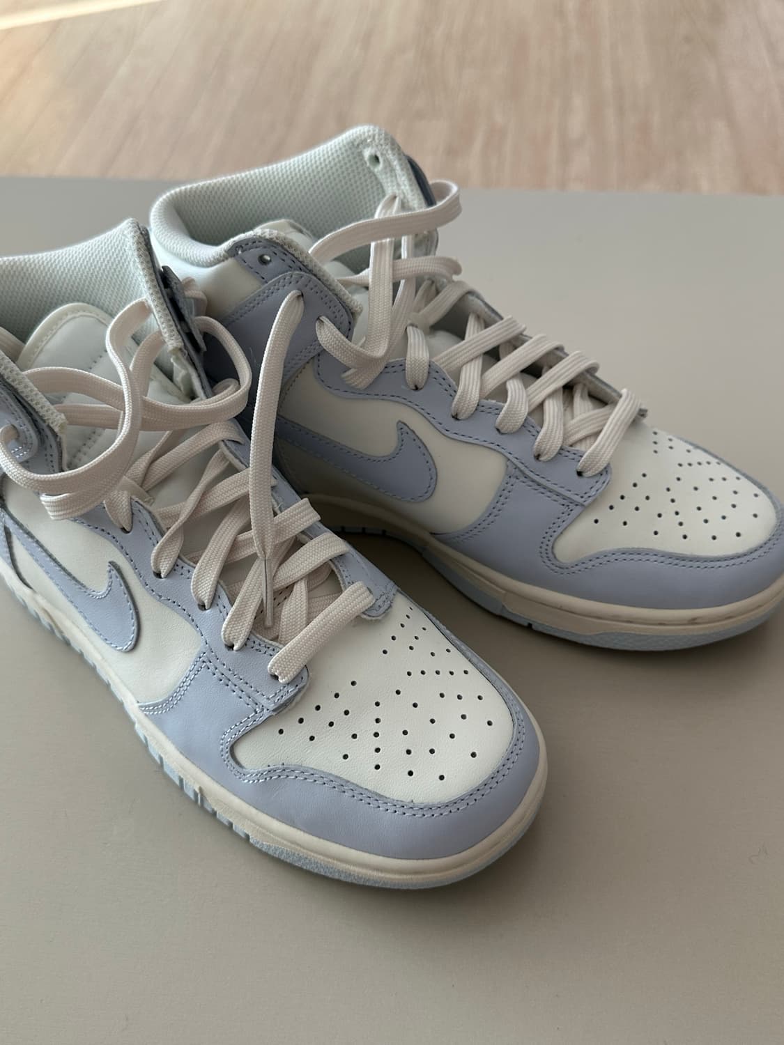 (235) W 나이키 덩크 하이 풋볼 그레이 상품이미지3