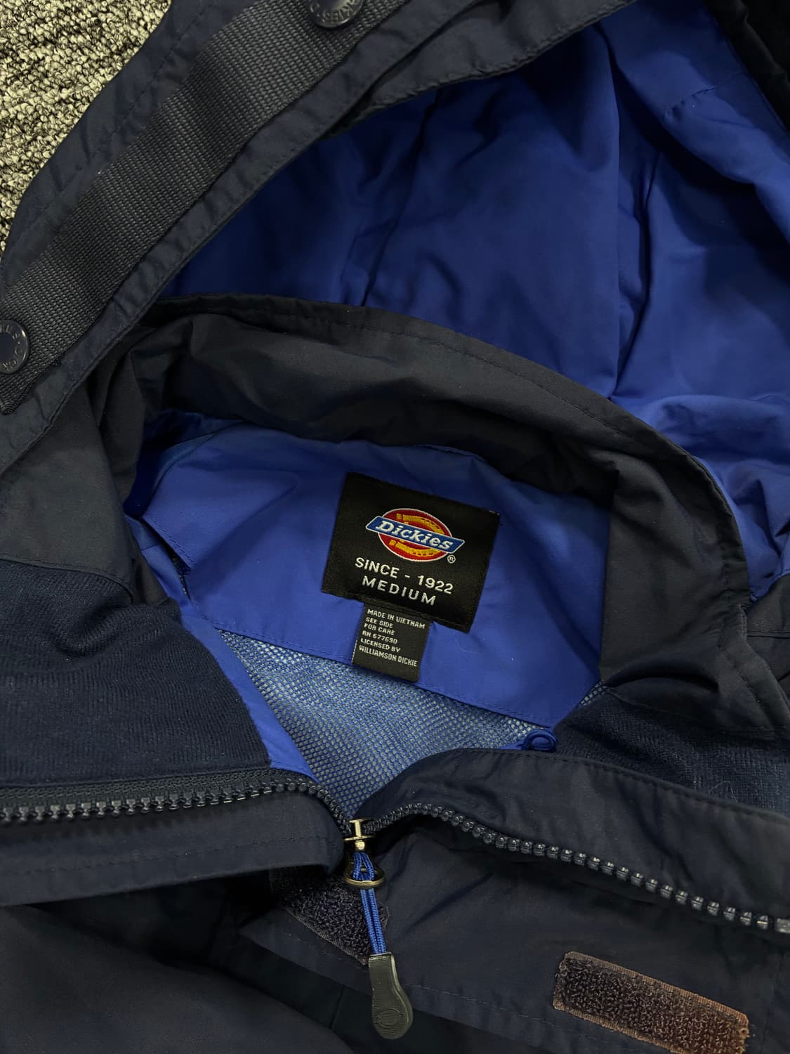 디키즈 스몰로고 네이비 바람막이 M 상품이미지5