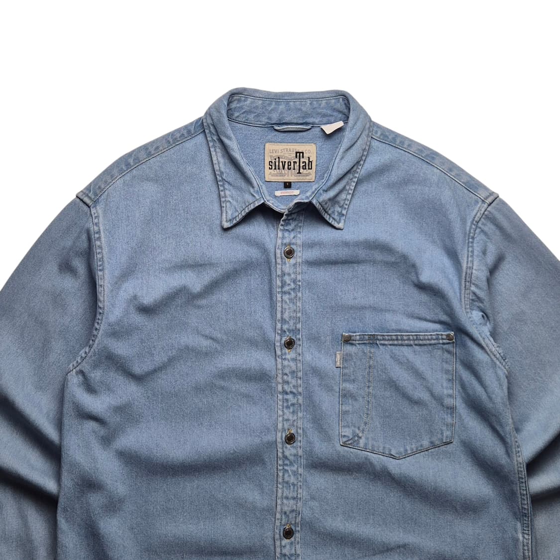 [S] 리바이스 실버탭 오버사이즈 데님셔츠 상품이미지2