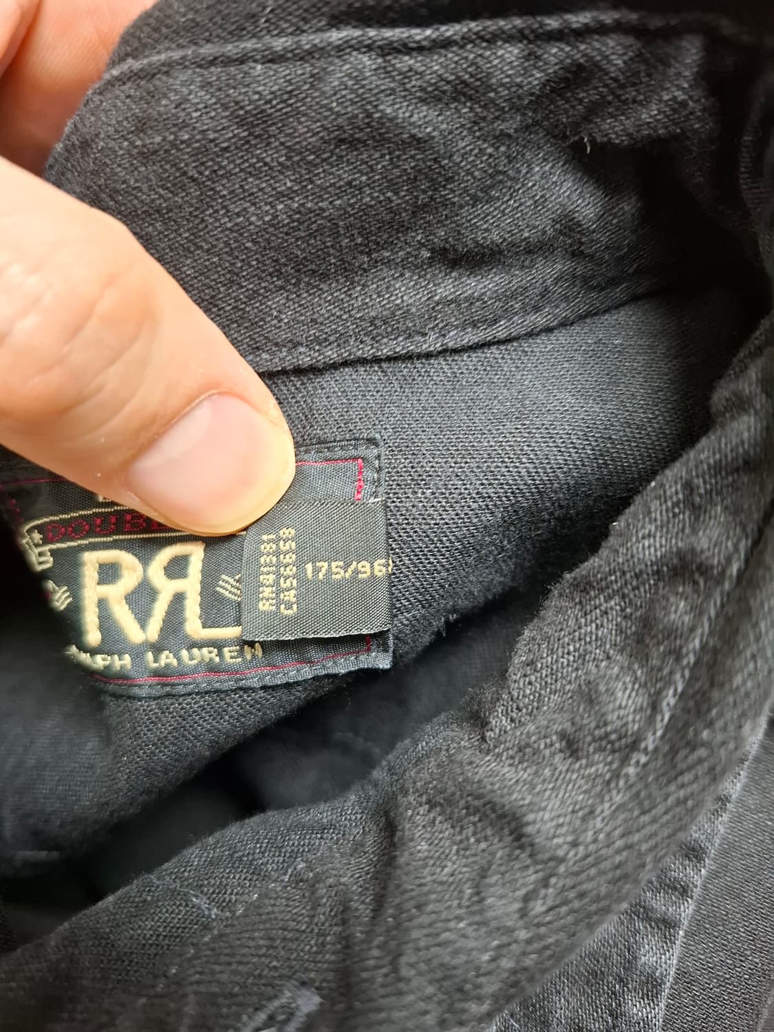 M 더블알엘 웨스턴 셔츠 블랙 상품이미지3