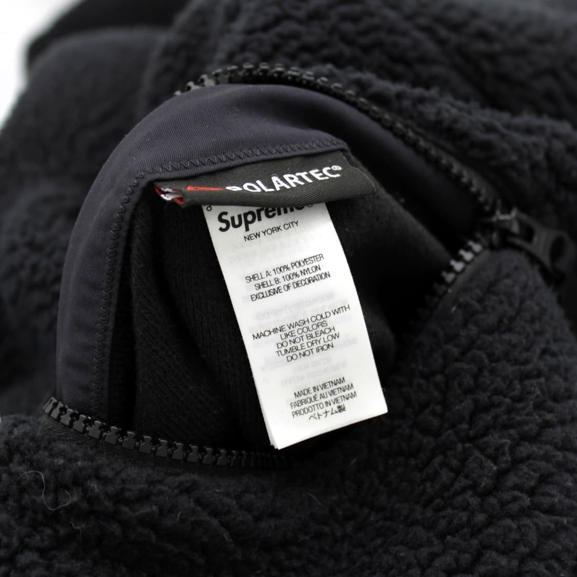 슈프림 폴라텍 시어링 리버시블 풀오버 자켓 블랙 상품이미지4