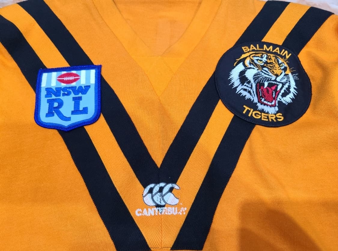 90년대 켄터베리 발메인 타이거즈 럭비 유니폼 상품이미지4