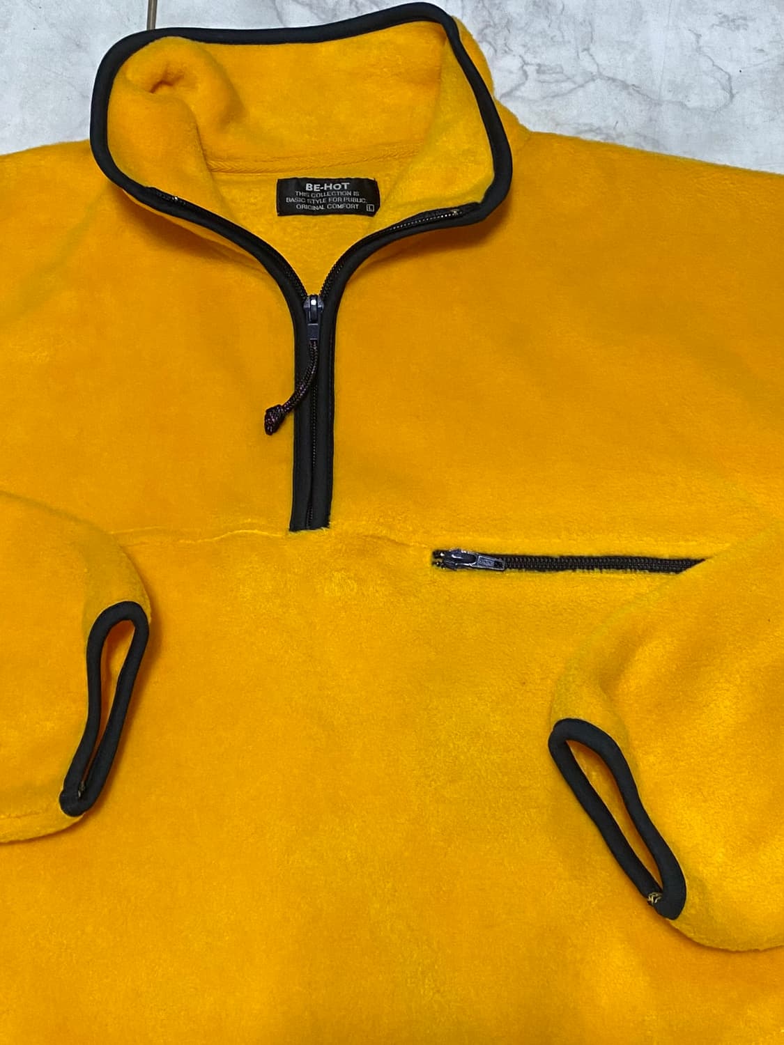 후리스 풀오버 반집업 플리스 자켓 105 상품이미지4