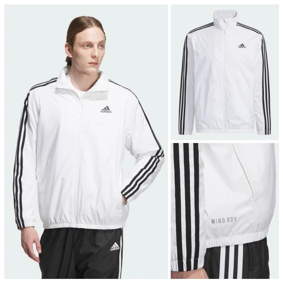 아디다스 화이트 흰색 오레오 바람막이 상품이미지6