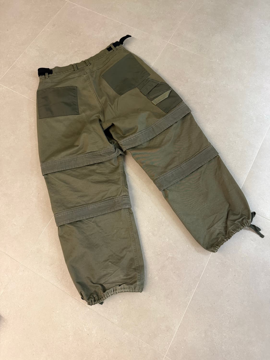 [2] 파 아카이브 레이어드 워크 팬츠 올리브 상품이미지8