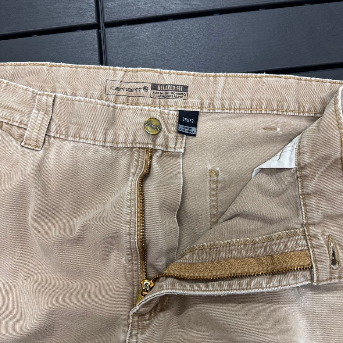 칼하트 러프 에이징 카펜터 워크 팬츠 (36)  상품이미지7