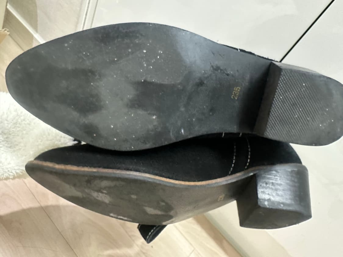 마뗑킴 블랙 스웨이드 웨스턴 부츠 235mm 상품이미지3
