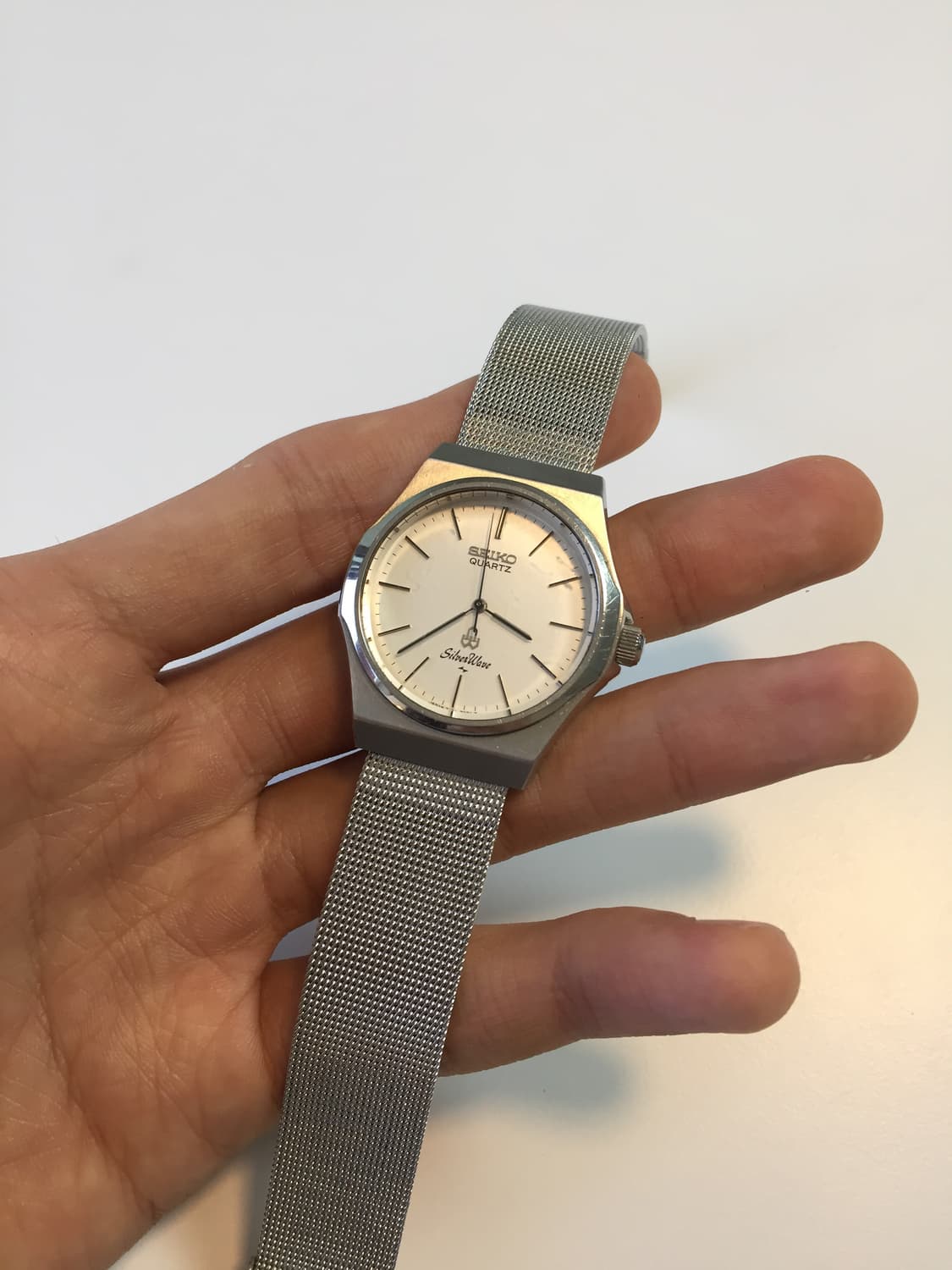 80s seiko silver wave quartz 상품이미지6
