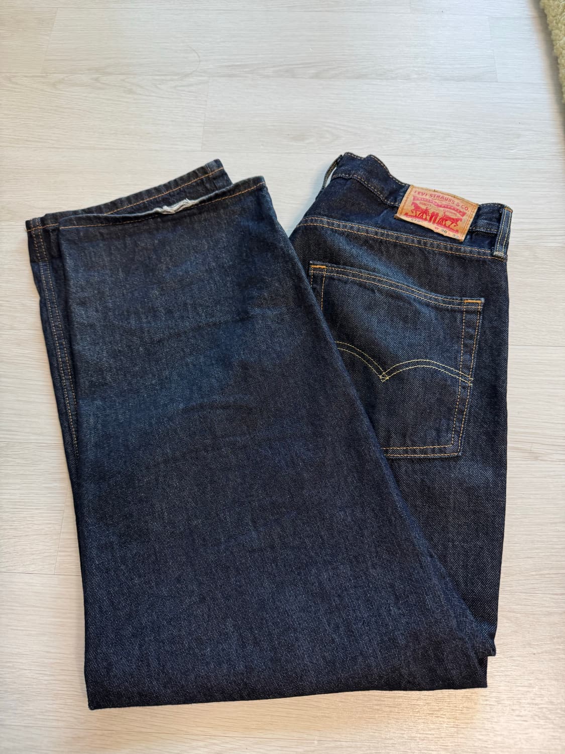 리바이스 578 배기 와이드 진 36x32 인디고 상품이미지1