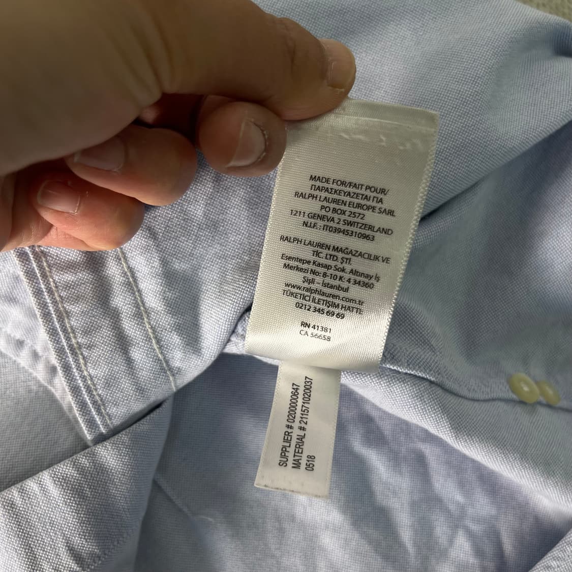 W100 폴로랄프로렌 옥스포드 코튼 셔츠 상품이미지10