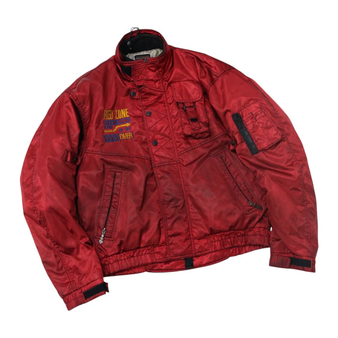 NANKAI 난카이 빈티지 레드존 모터사이클 패딩 자켓 상품이미지1