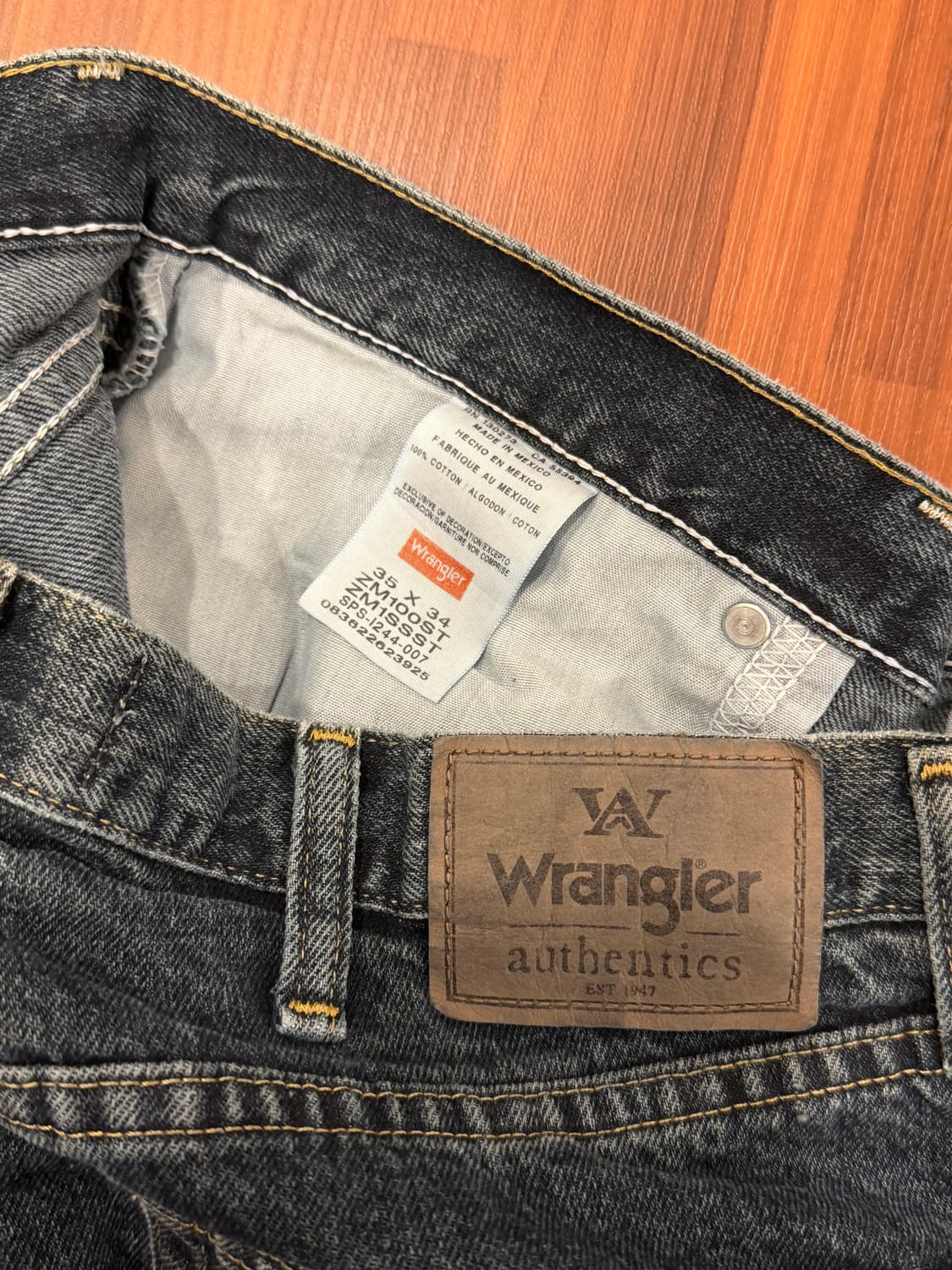 Wrangler 랭글러 데님 팬츠 (35-36inch) 상품이미지7
