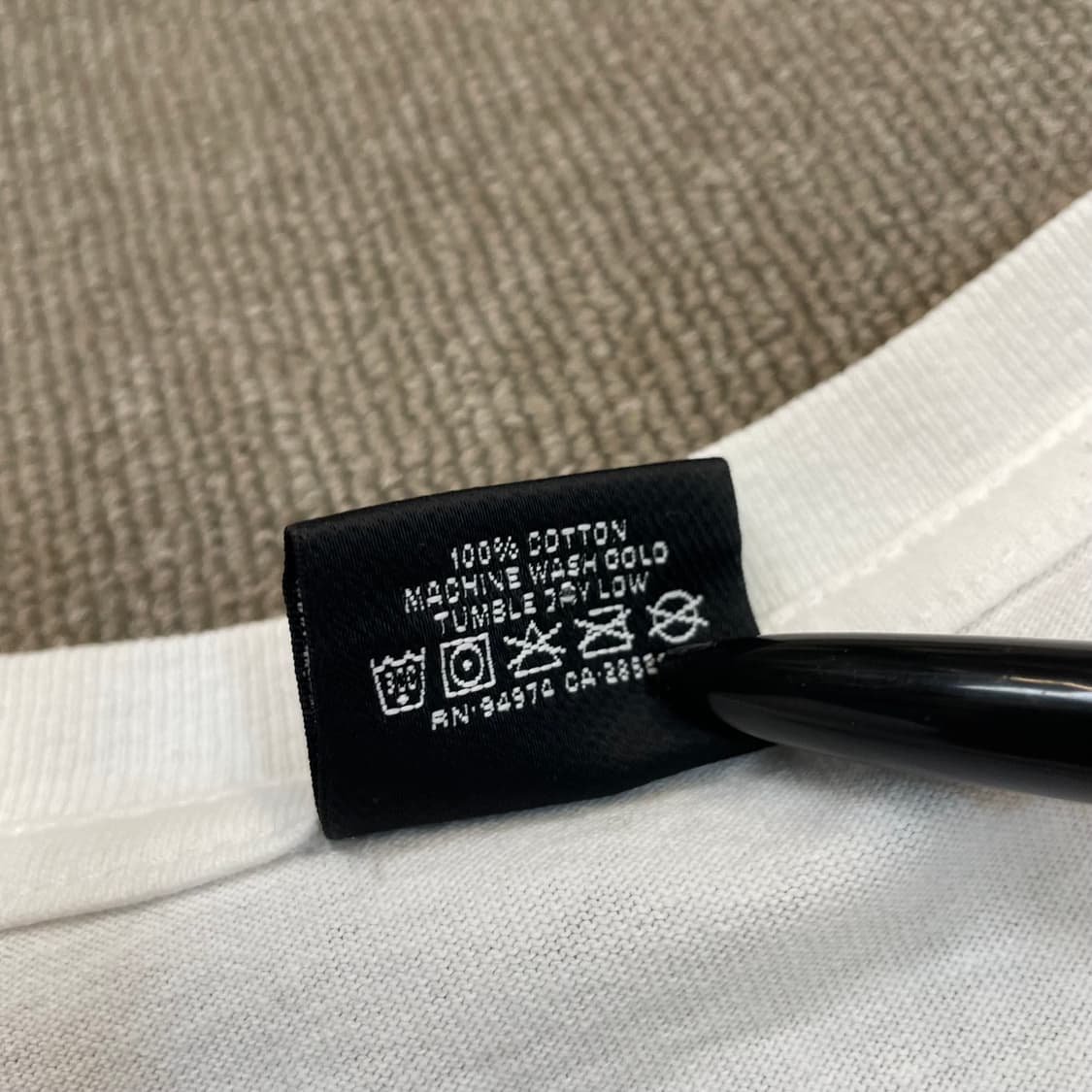 stussy 스투시 위더드 플라워 티셔츠 화이트 L 상품이미지4