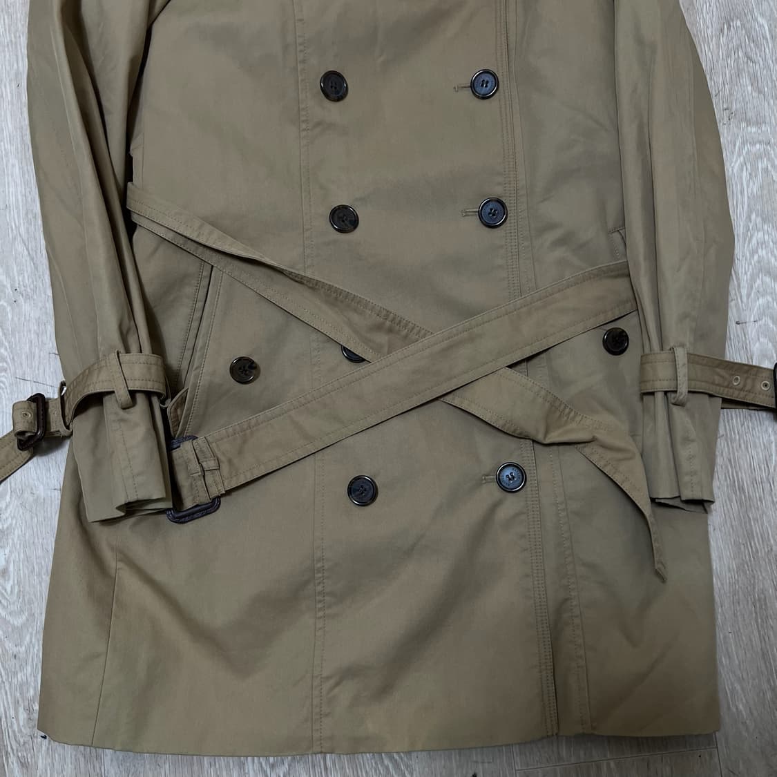 헤지스 여성 코튼 더플 트렌치코트 85-160  상품이미지3