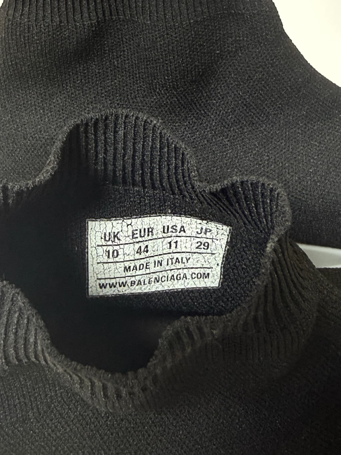 발렌시아가 스피드러너 BB로고 블랙 옐로우 상품이미지5