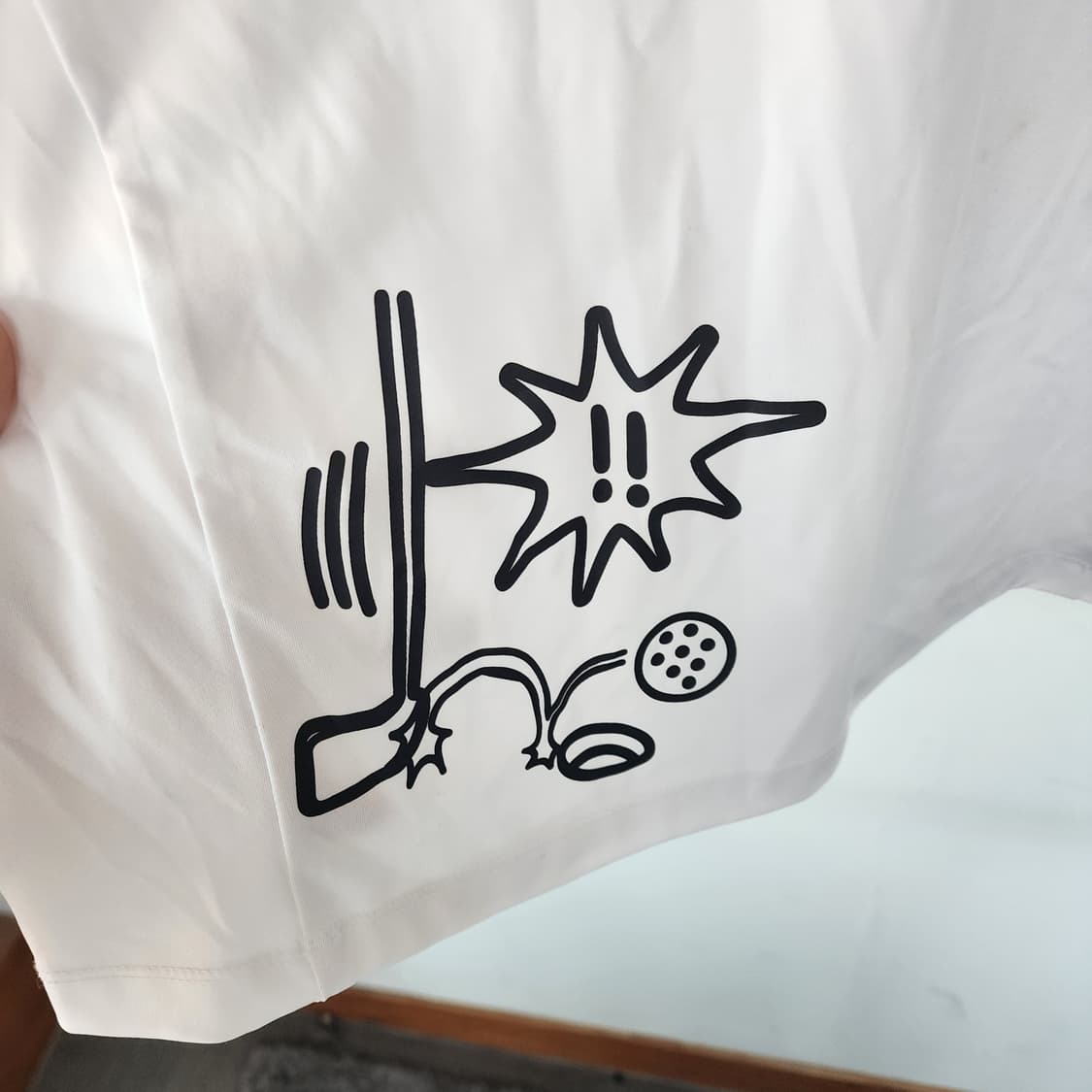 JDX 민소매 티셔츠 화이트 상품이미지3