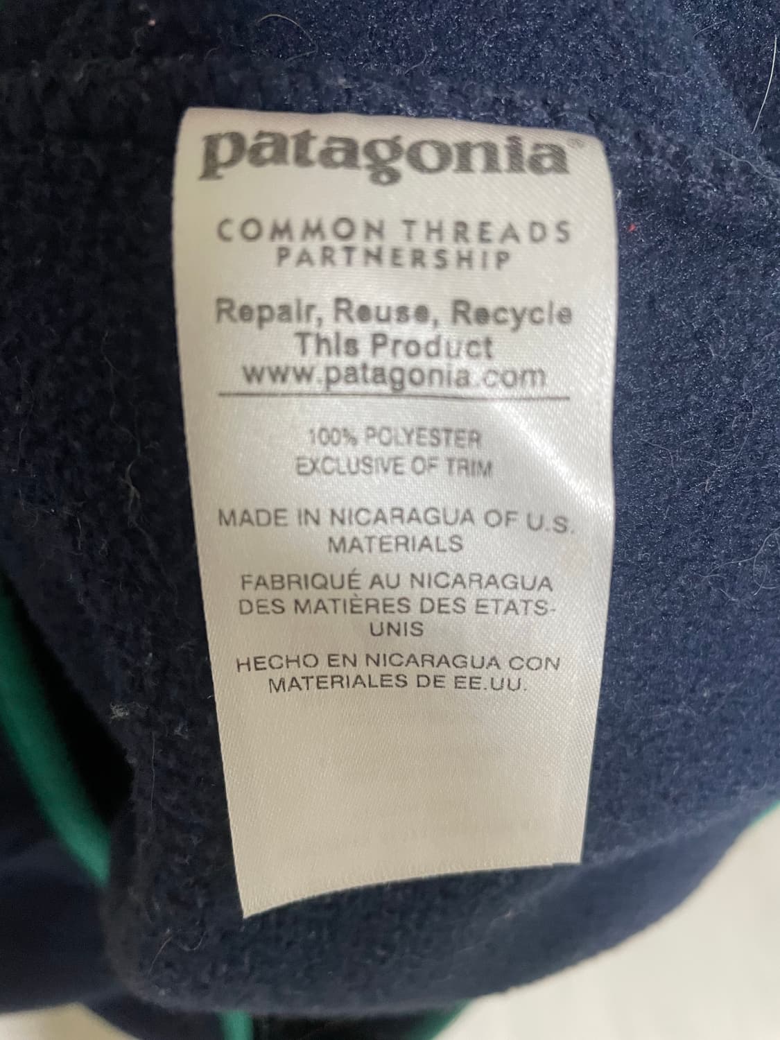 파타고니아 신칠라 네이비 그린  상품이미지4