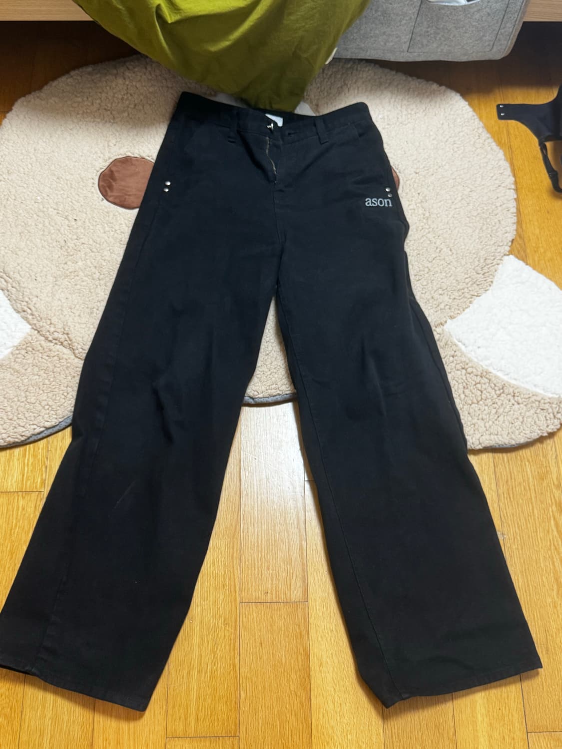 애즈온 스모그 와이드 팬츠 s 상품이미지2