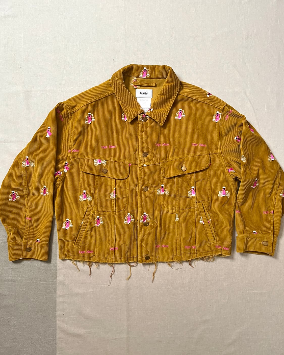 더블렛 베트남자수 코듀로이 자켓 doublet 20aw 상품이미지1