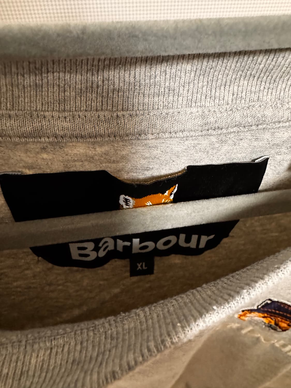 메종키츠네X바버 롱슬리브(XL) 상품이미지3