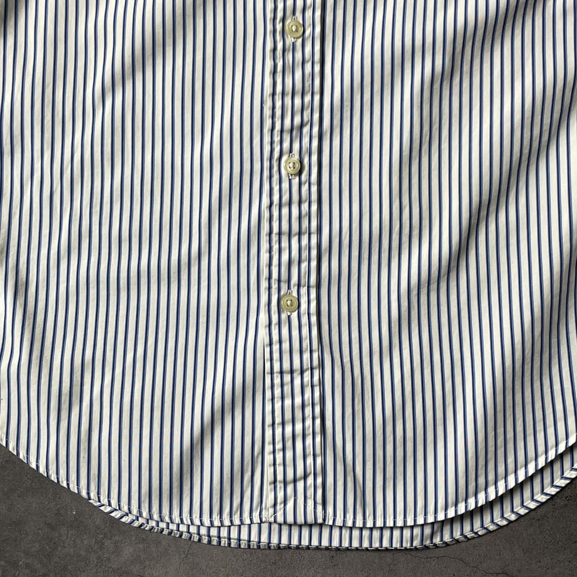 RALPH LAUREN 랄프로렌 블루 스트라이프 코튼 셔츠 A00419 상품이미지4