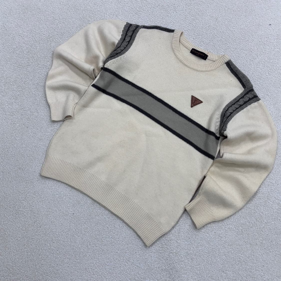 실측확인 고급 빈티지 케이블 니트 0402E 상품이미지1