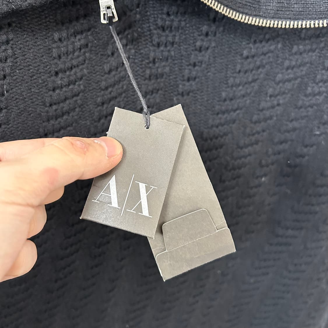 (새상품) 아르마니 익스체인지 넥지퍼 터틀넥 니트 상품이미지8