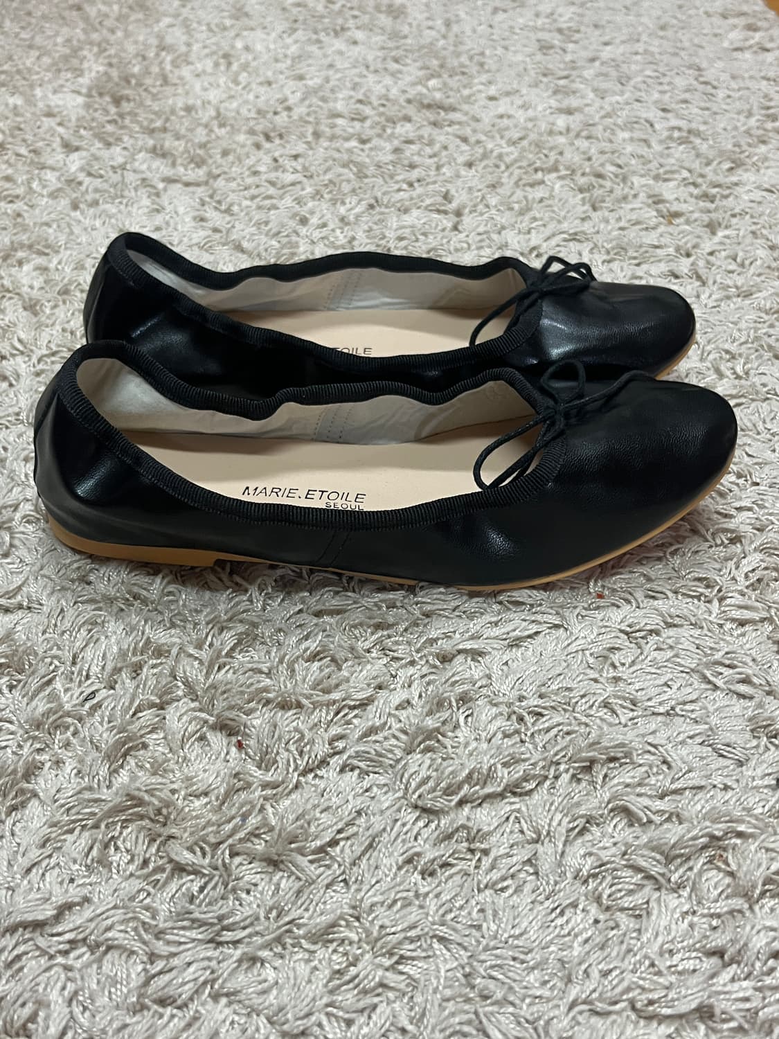 샵 페어리 light ribbon flat shoes black 245 상품이미지4