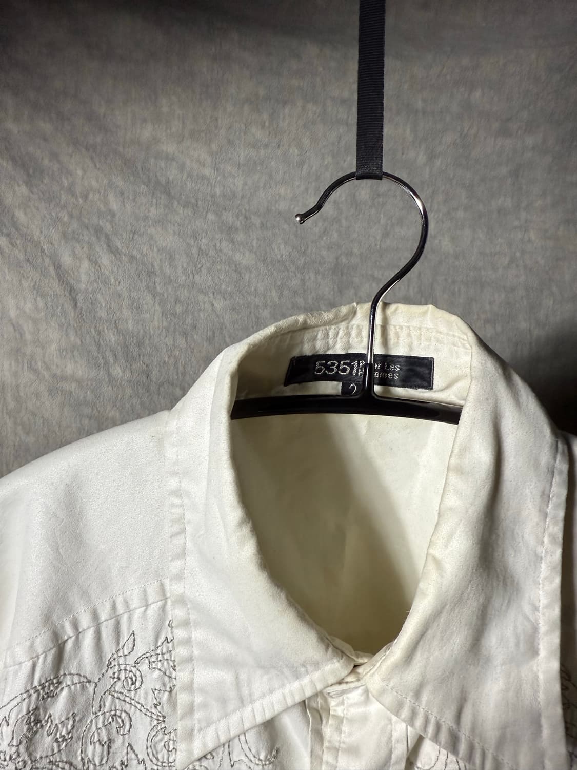 5351 POUR LES HOMMES Embroidered Shirt 상품이미지4