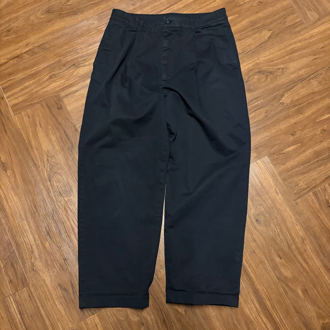 ACNE STUDIOS TWO TUCK WIDE COTTON PANTS 상품이미지6