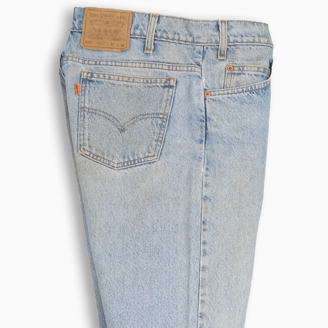 리바이스 505 오렌지탭 연청 90s 33 인치 OR50534131 상품이미지5