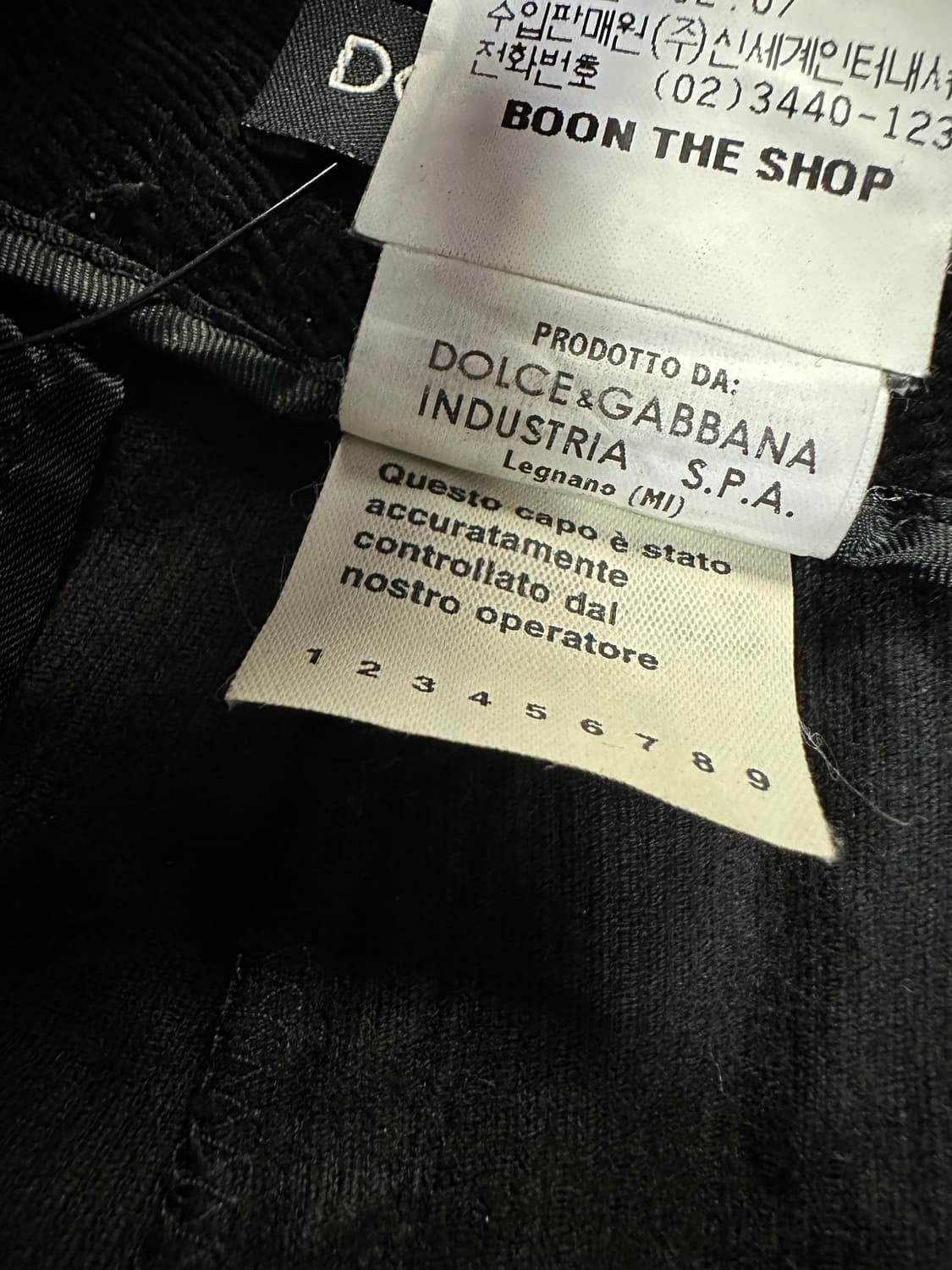 돌체앤가바나 여성 코듀로이 바지 블랙 40 상품이미지4