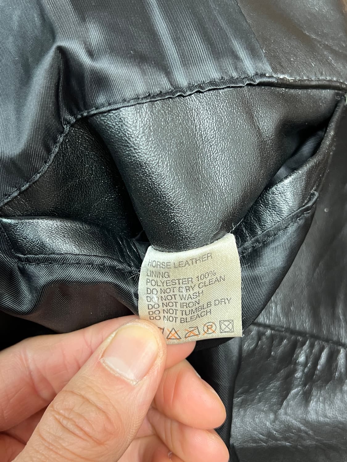 [L] ACOUSTIC 빈티지 말가죽 더블 라이더 가죽자켓 상품이미지7