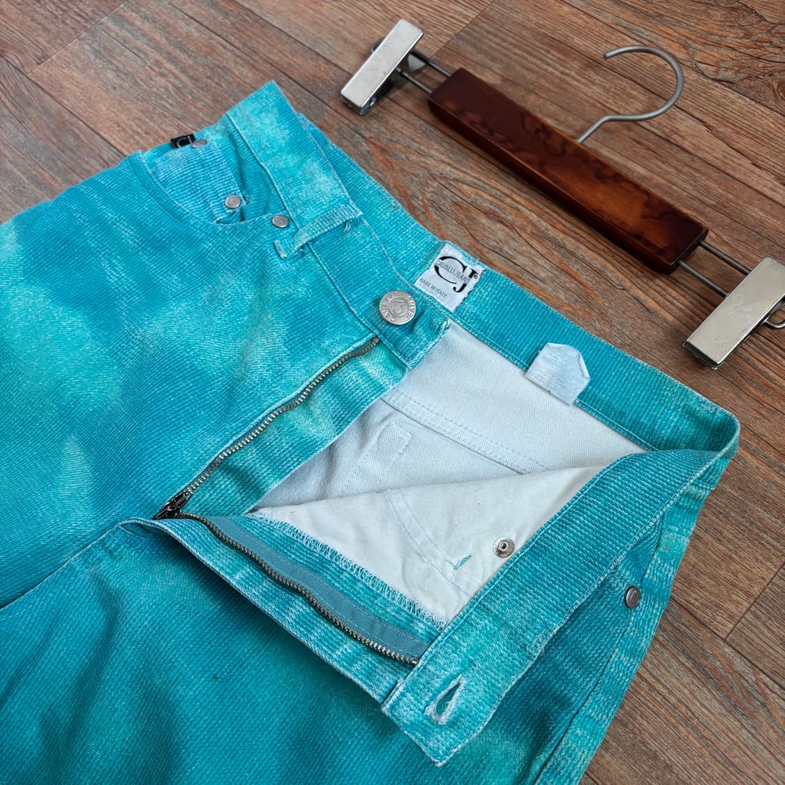 까발리 아트 워싱 데님 청바지 26 아카이브 저스트 오염 하자 상품이미지7