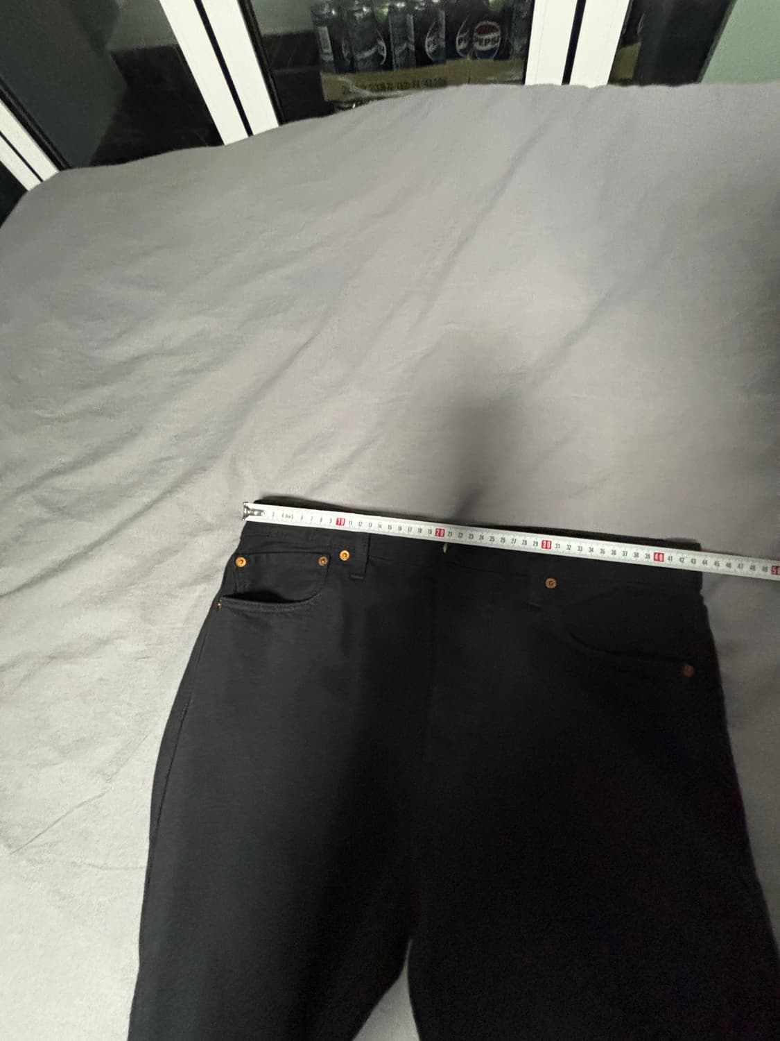 리바이스 501 흑청 데님 청바지 상품이미지8