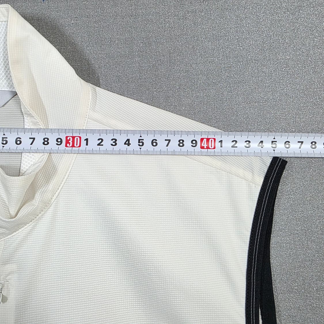 105) 블랙야크 알파인 클럽 나일론 베스트 조끼 아이보리 상품이미지4