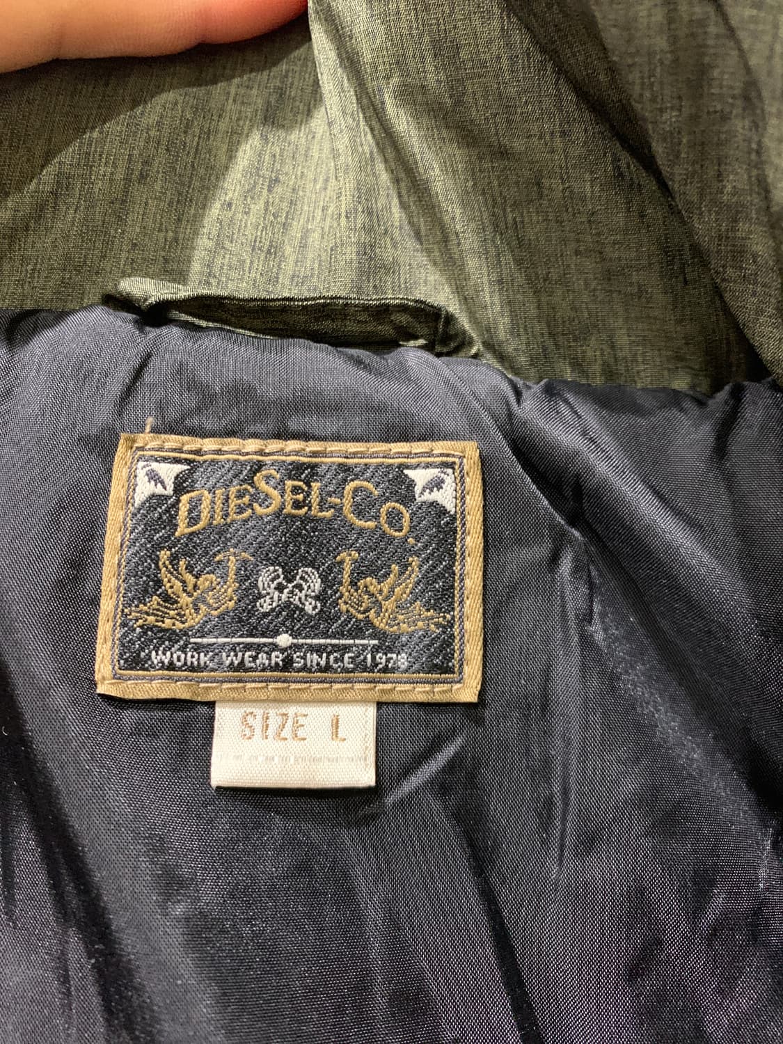 디젤 패딩 L 상품이미지2