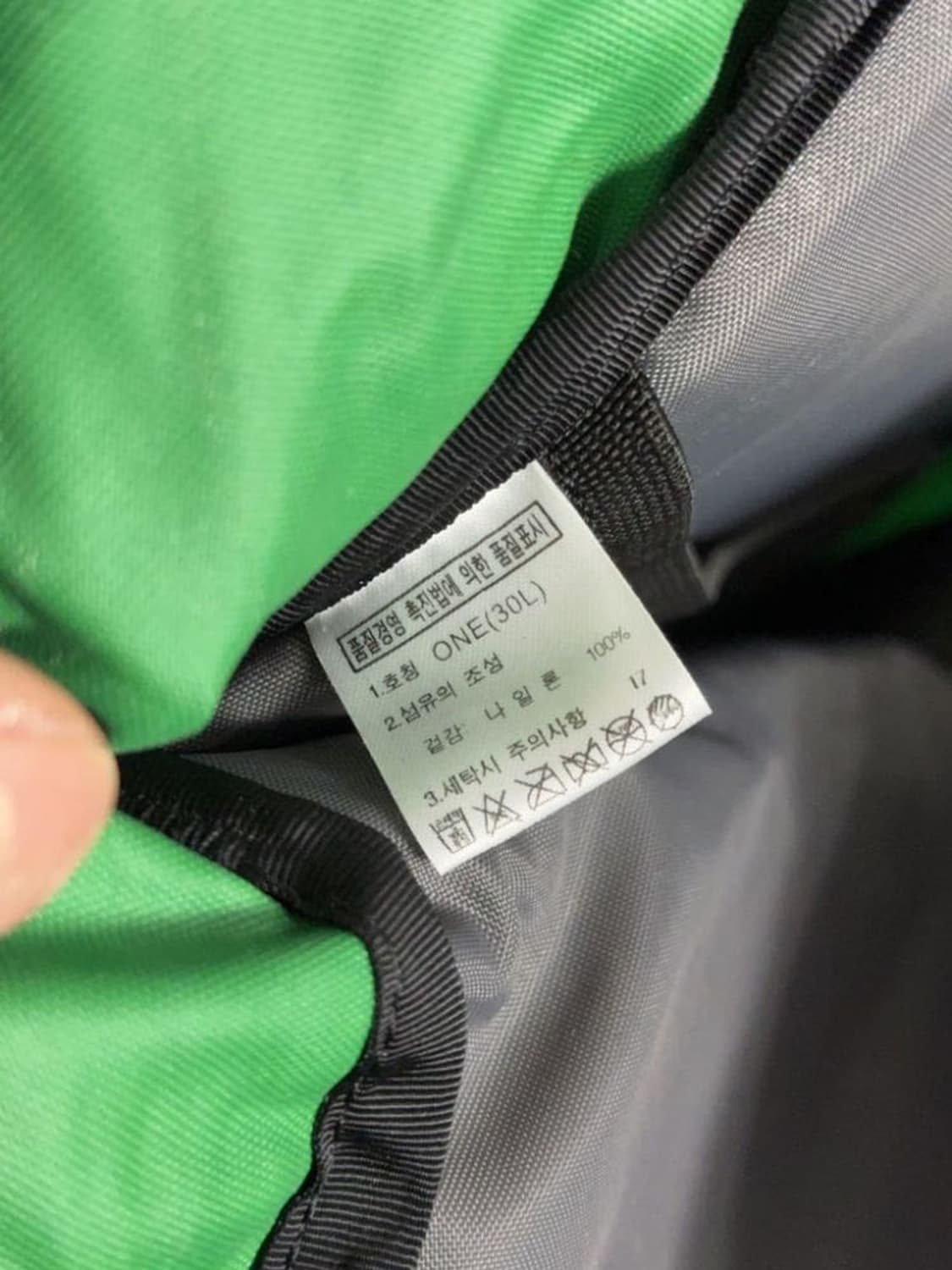 THE NORTH FACE GREEN BACKPACK 상품이미지6