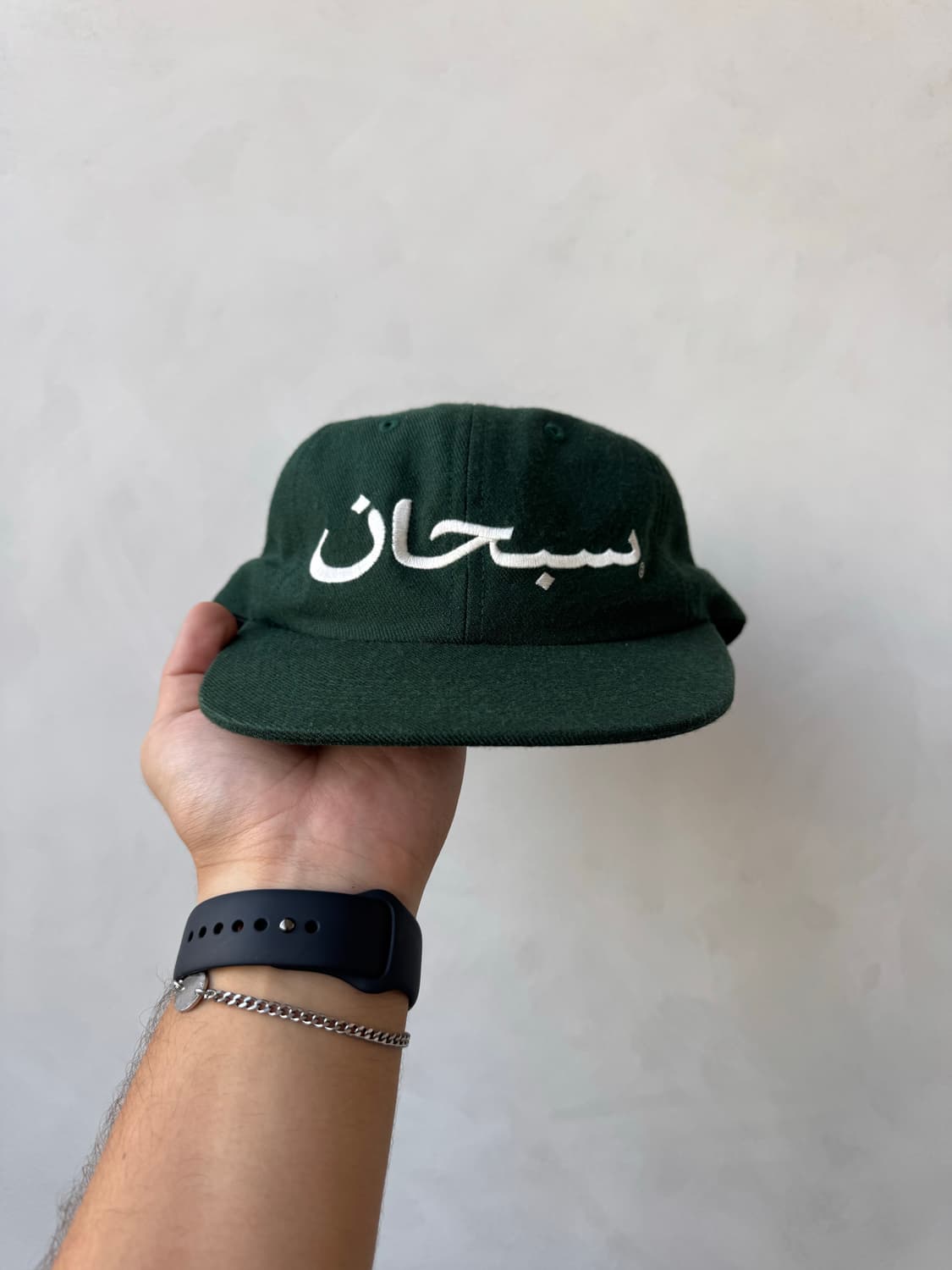 Fw17 슈프림 아라빅 로고 캡 상품이미지1