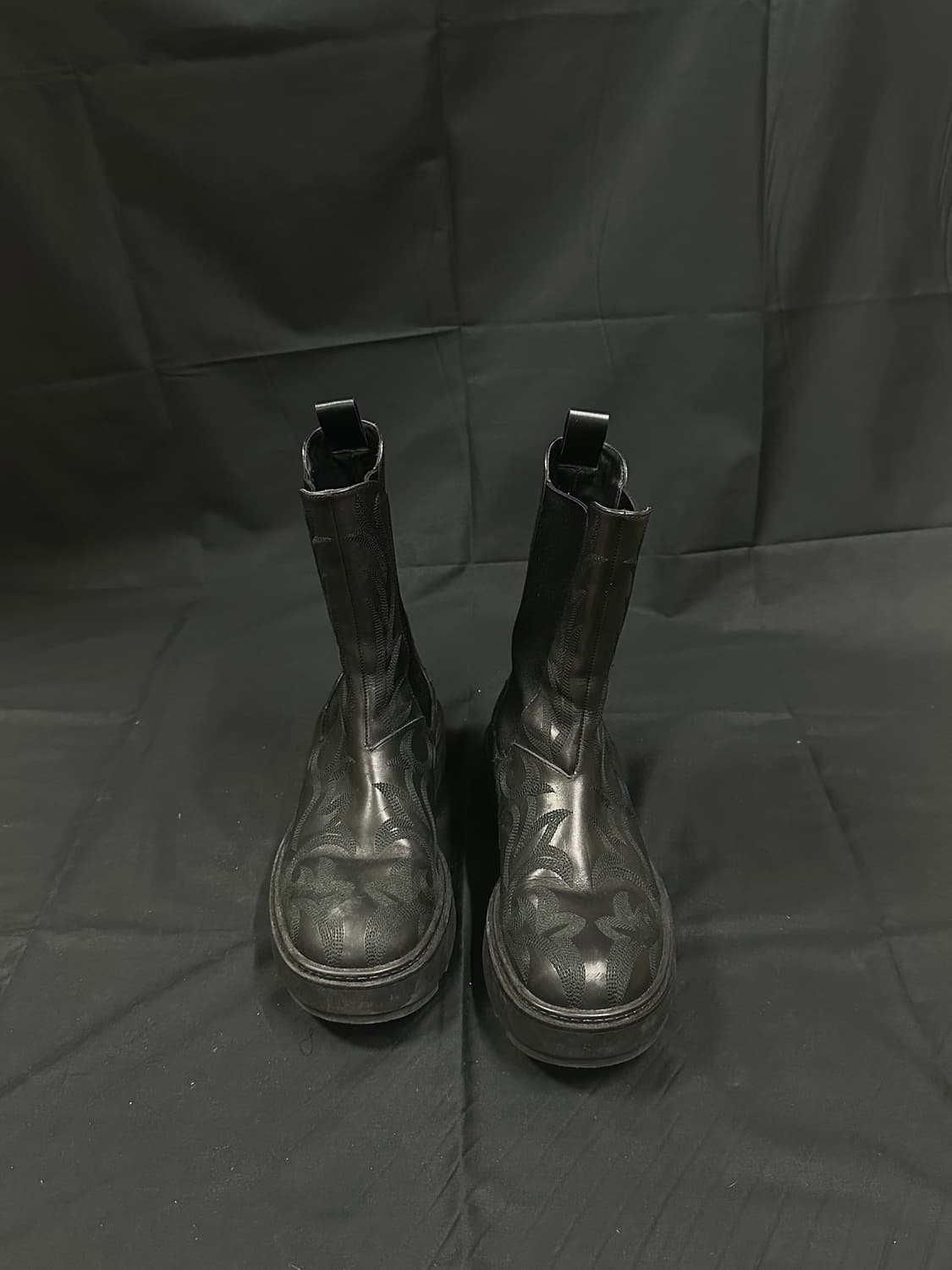 미우미우 플레임 디테일 플랫폼 부츠 235mm 상품이미지1